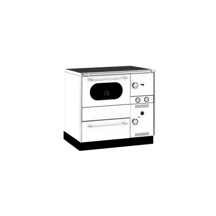 Soba de gatit  tip centrala, Alfa Plam, AlfaTerm20, 23 kW, alb stanga/dreapta