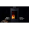 Sticla termorezistenta Neagra NightFlame