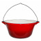 Ceaun fonta emailat 16 L Rosu